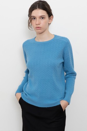 Crop cable knitwear_6color