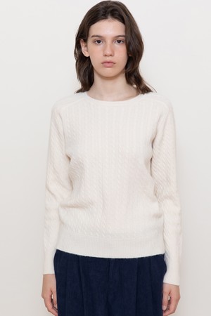 Crop cable knitwear_6color