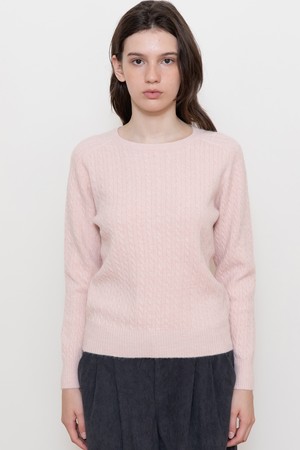 Crop cable knitwear_6color