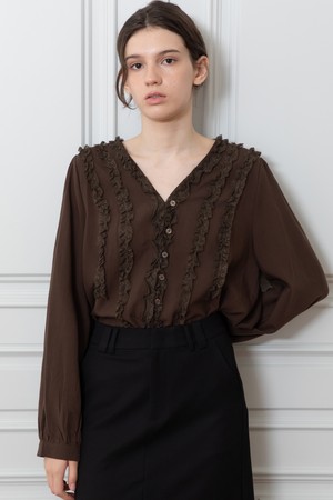 Romantic lace blouse_2color