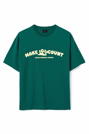 스몰 몬스터로고 티셔츠_GREEN