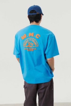 테일 몬스터로고 티셔츠_BLUE