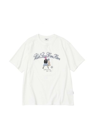 위드 도그 티셔츠_WHITE