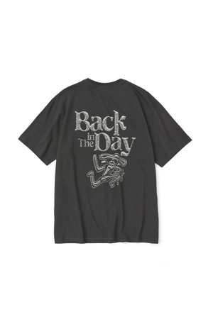 스톤 로고 티셔츠_CHARCOAL GREY