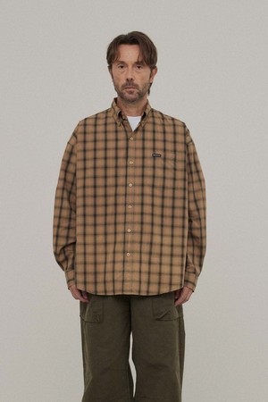 옴브레 체크셔츠_YELLOW