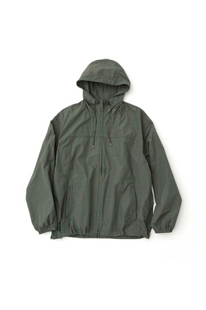 체크 윈드브레이커_KHAKI