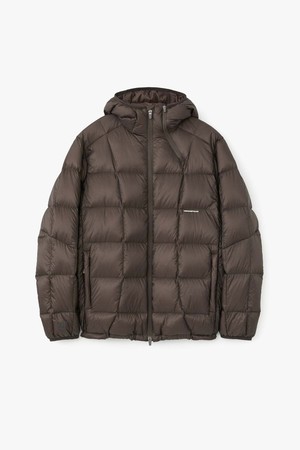 스퀘어 퀼팅 다운 자켓_BROWN