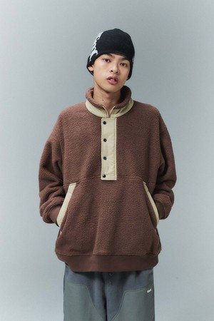 플리스 아노락_BROWN