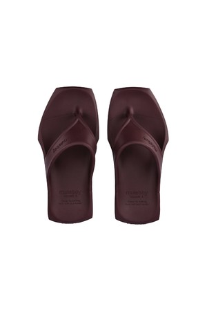 스퀘어 엑스 플립플랍 버건디(BURGUNDY)