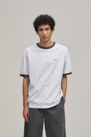 Classic Ringer T-shirt (White Melange)