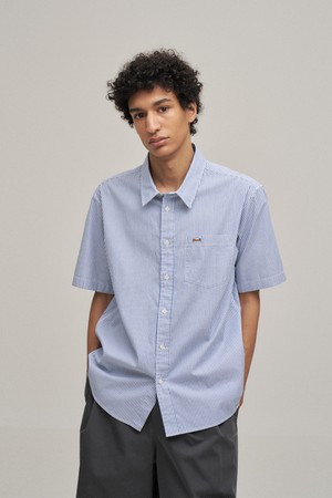 Oxford Short Sleeve Shirt (Stripe)