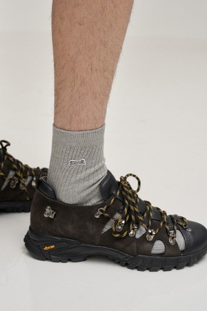 Heritage Ribbed Socks (Heather Gray)