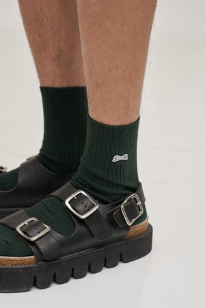 Heritage Ribbed Socks (Forest)