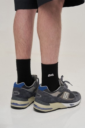 Heritage Ribbed Socks (Black)