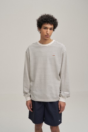 Stripe longsleeve T-shirt (Off White)