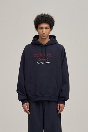 Campus Hoodie Pullover (Navy)