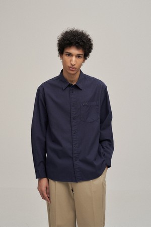 Oxford Overdyed Shirt (Indigo)