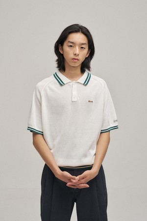 Tennis polo knit (Off White)