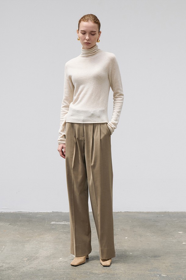 RENEJ - 롱/미디팬츠 - Wide Two-Turk Trousers