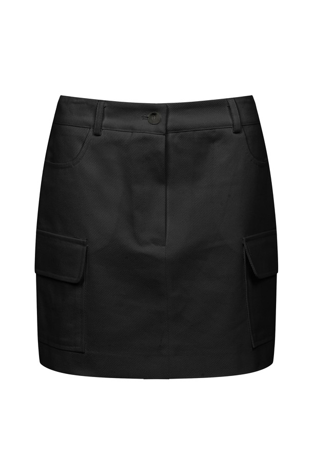 RENEJ - 미니스커트 - Cargo Mini Pocket Skirt