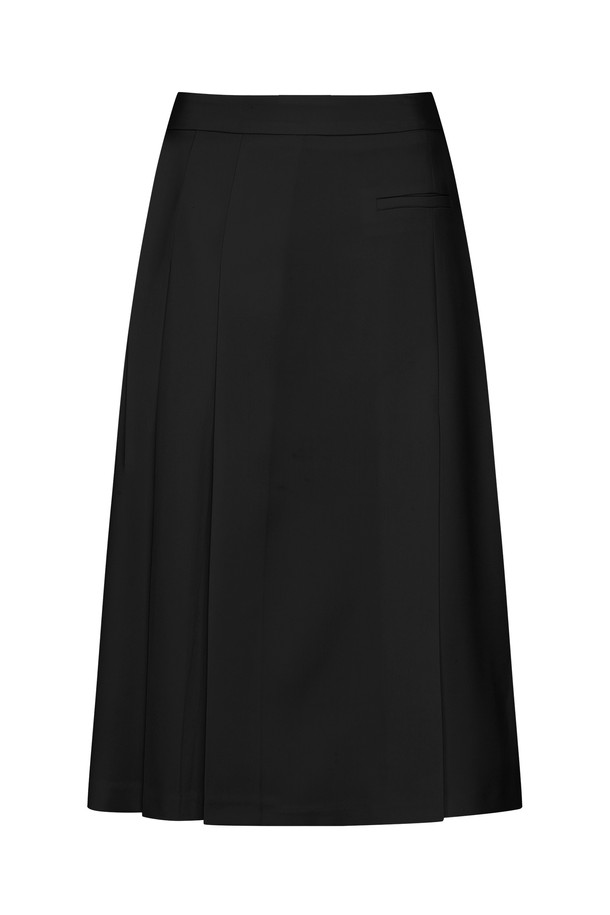 RENEJ - 미디스커트 - Pintuck Mide Skirt