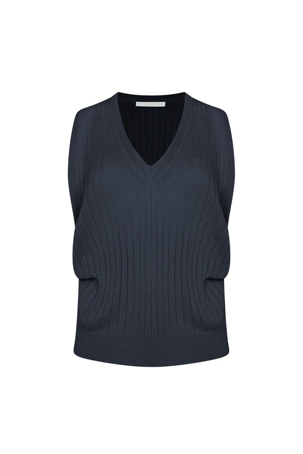 RENEJ - 스웨터 - Shirring Golgi Vest