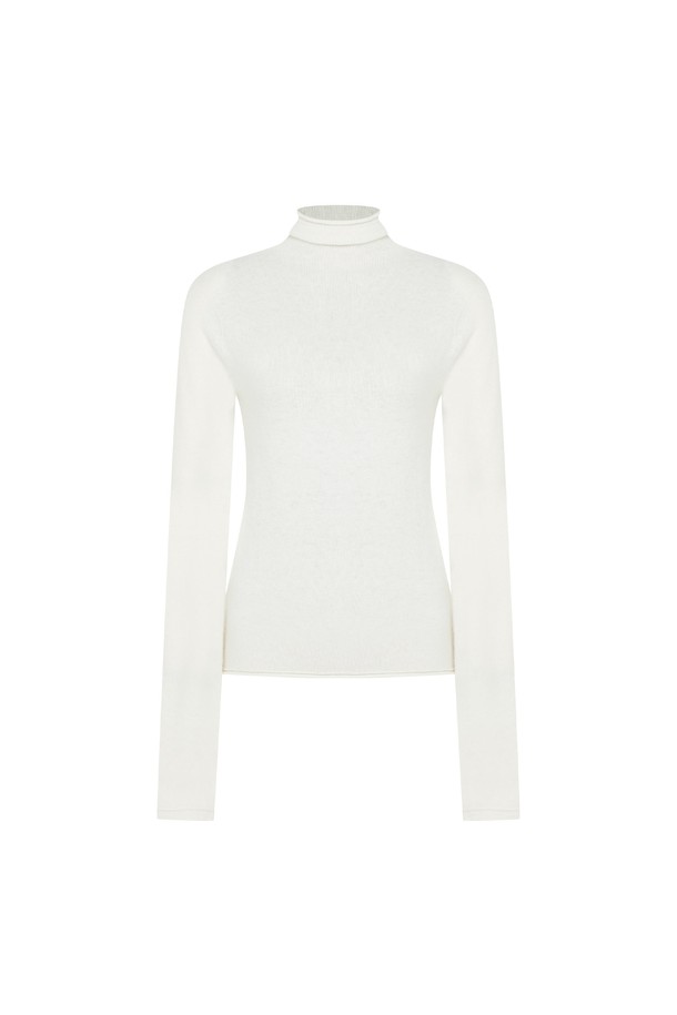 RENEJ - 터틀넥 - Wholegarment Turtleneck Slim Knit