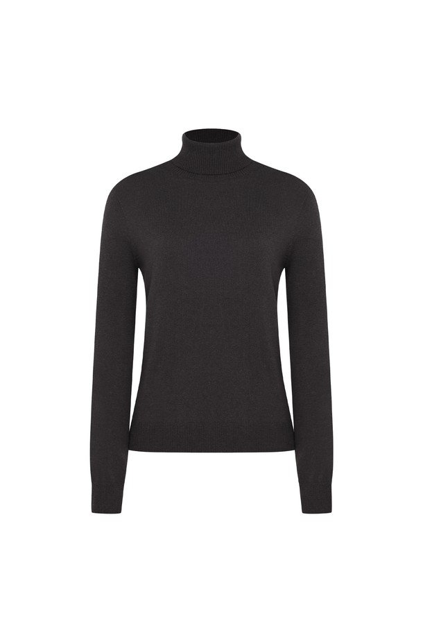 RENEJ - 터틀넥 - Wholegarment Basic Turtleneck