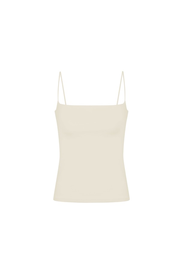 RENEJ - 민소매티셔츠 - Sleeveless Thin T-shirt