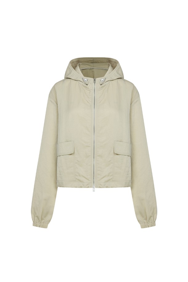 RENEJ - 후디 - Anorak Two Way Zip-UP Hoodie