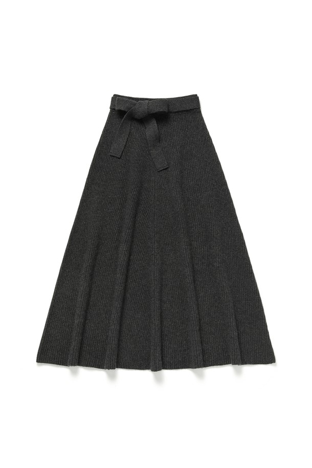 Air Wool Pleated Long Skirt Renej