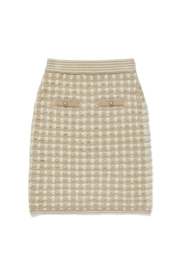 RENEJ - 미니스커트 - Tweed Pocket Skirt