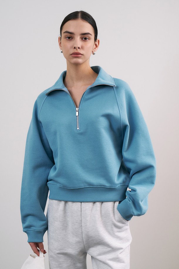 RENEJ - 스웻셔츠 - Raina Zip-up Sweat Shirt