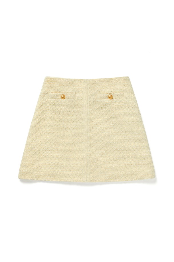 RENEJ - 미니스커트 - Tweed Short Skirt