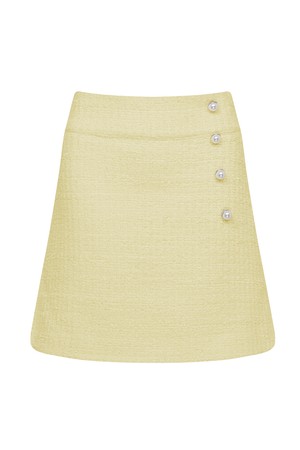 Moss Tweed Skirt