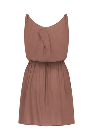 Drape Shirring Dress