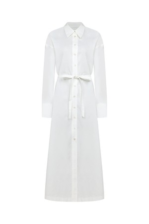 Button-up Collar Shirt dress