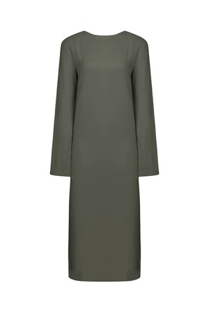 Boat Neck Midi Dress(23AW)