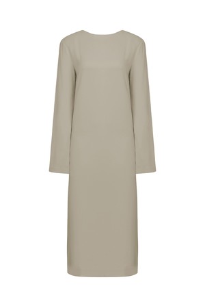 Boat Neck Midi Dress(23AW)