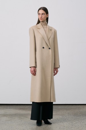 [HANDMADE] Wool Double Long Coat