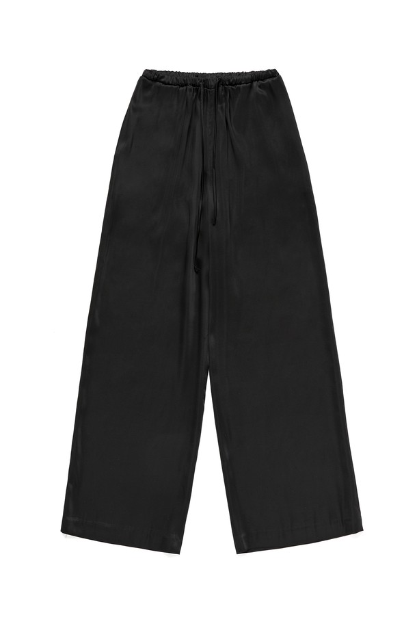 RENEJ - 롱/미디팬츠 - Satin Banding Pants