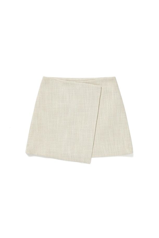 RENEJ - 미니스커트 - Pleats Wrap Mini Skirt