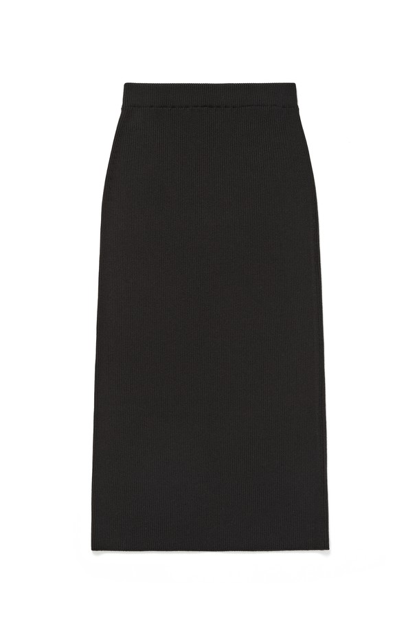 RENEJ - 롱스커트 - Wholegarment Golgi Slit Skirt