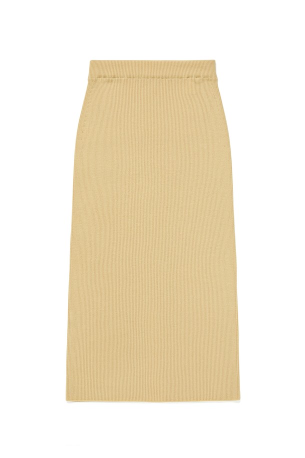 RENEJ - 롱스커트 - Wholegarment Golgi Slit Skirt