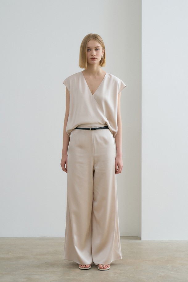 RENEJ - 롱/미디팬츠 - View Wide Trousers