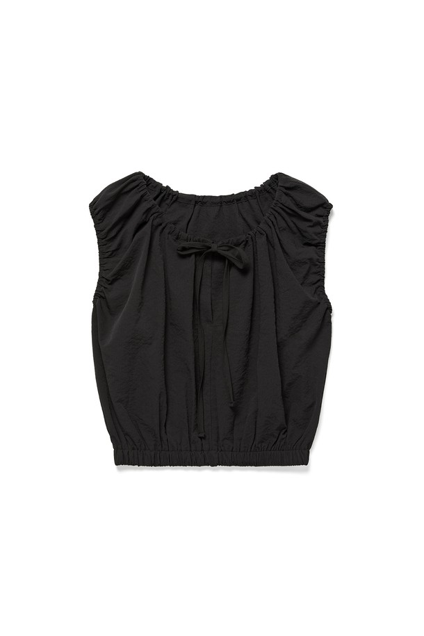 RENEJ - 블라우스 - Volume Ribbon Blouse