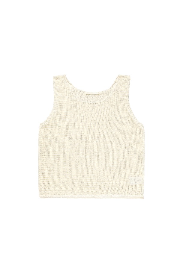 RENEJ - 민소매티셔츠 - Cotton Sleeveless Knit