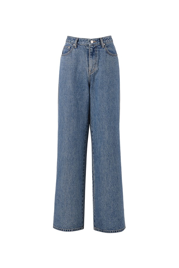 RENEJ - 데님 - MOD WIDE DENIM PANTS