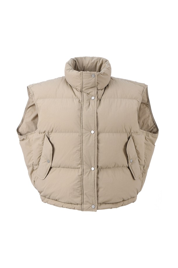 RENEJ - 패딩 - Pocket Goose-Down Padding Vest