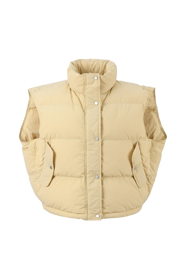 RENEJ - 패딩 - Pocket Goose-Down Padding Vest